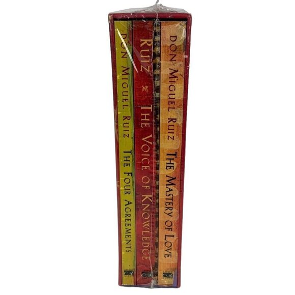 The Four Agreements Toltec Wisdom 3 Book Set by Don Miguel Ruiz and Janet Mills - Picture 2 of 6